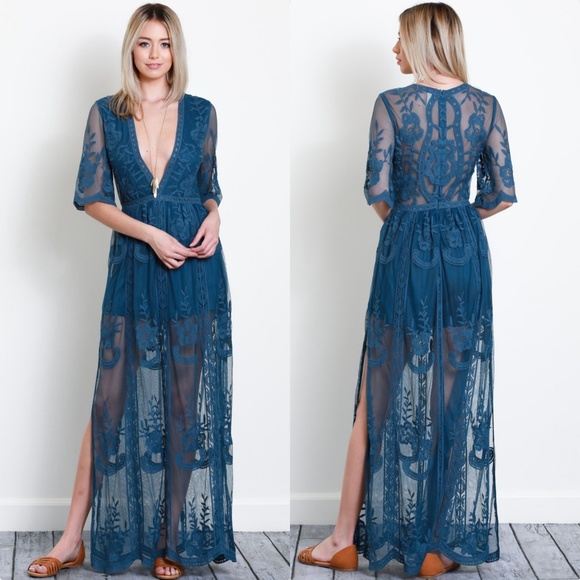 Dresses & Skirts - ‘Amelia’ Lace Maxi Dress